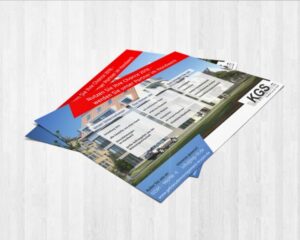 DIN A4 Flyer-Design für Krusen-Gebäudemanagement